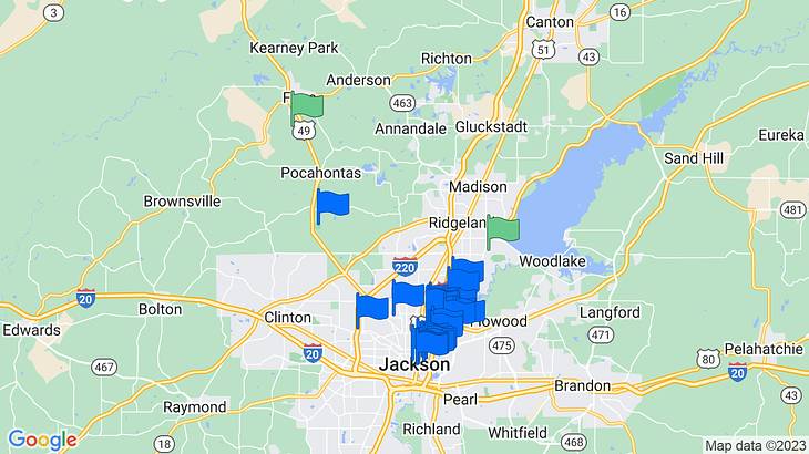 Jackson Things to Do Map