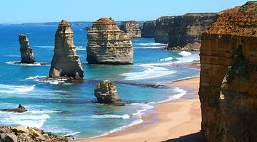 One of the Australian landmarks to see is 12 Apostles along the Great Ocean Road