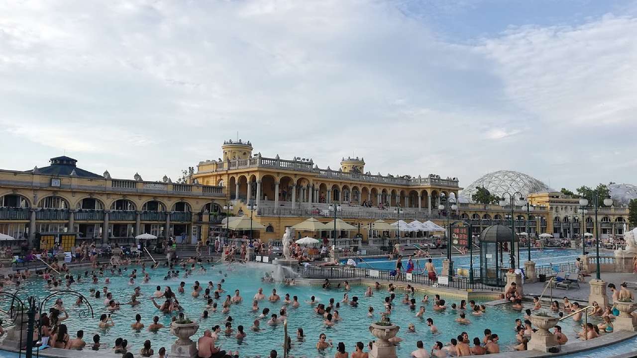 Szechenyi Thermal Baths, Budapest, Hungary