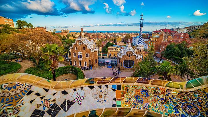 2 Day Barcelona Itinerary - Park Guell, Antoni Gaudi, Barcelona, Catalonia, Spain