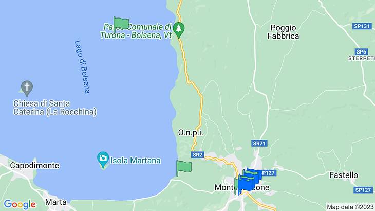 Montefiascone 2-Day Itinerary Map