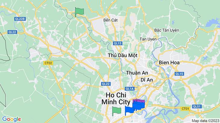 Ho Chi Minh City 3-Day Itinerary Map