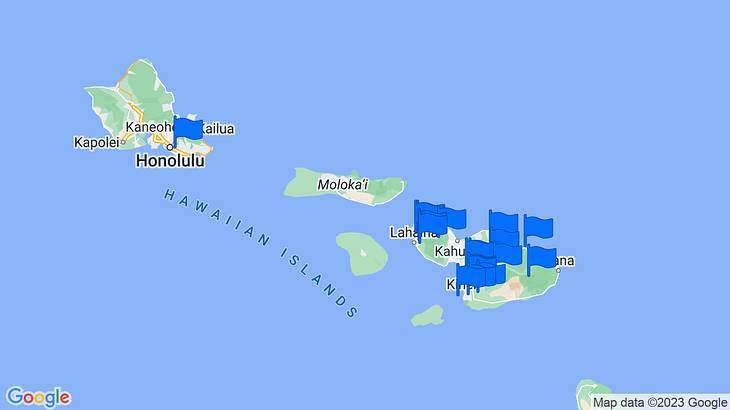 Maui Date Ideas Map