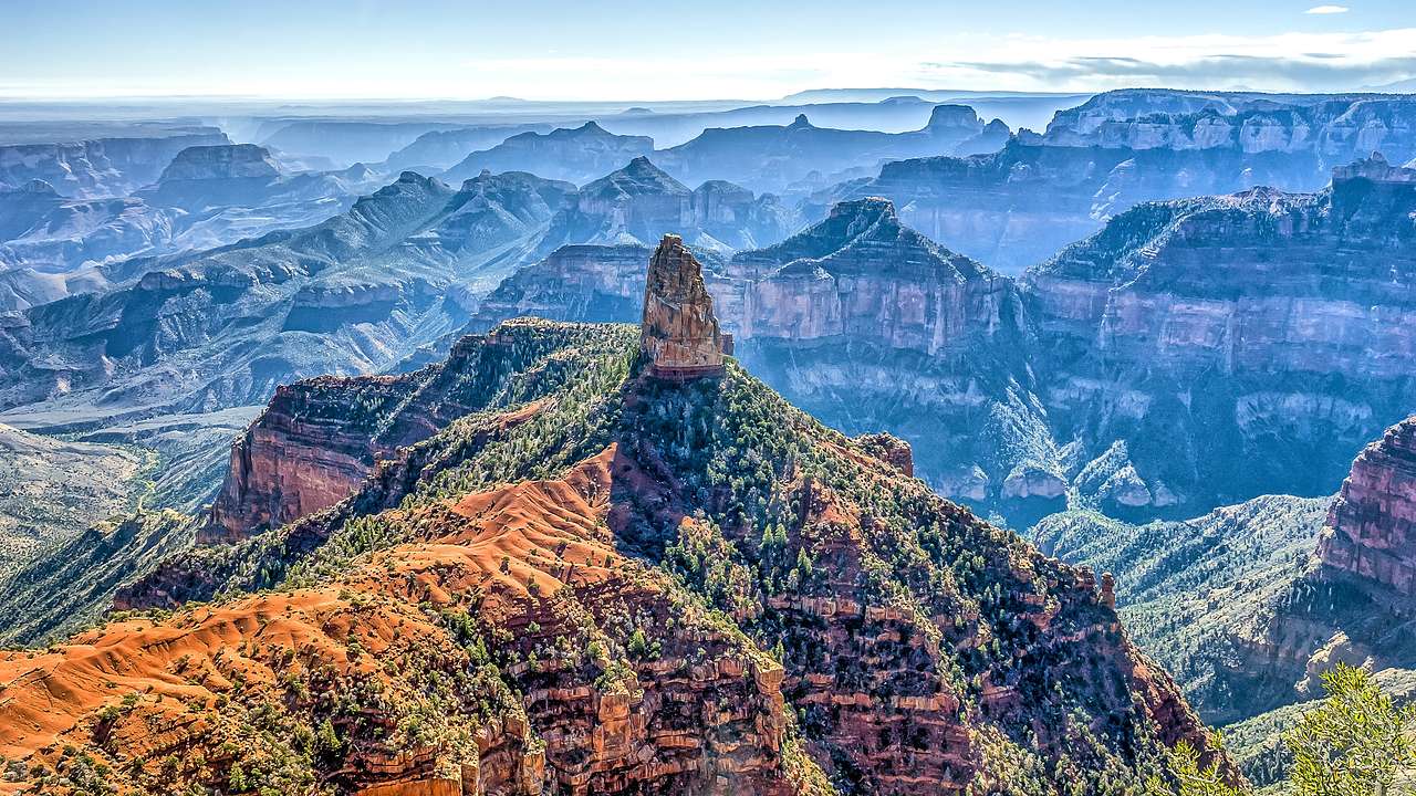 The Grand Canyon is one of the most famous landmarks in North America