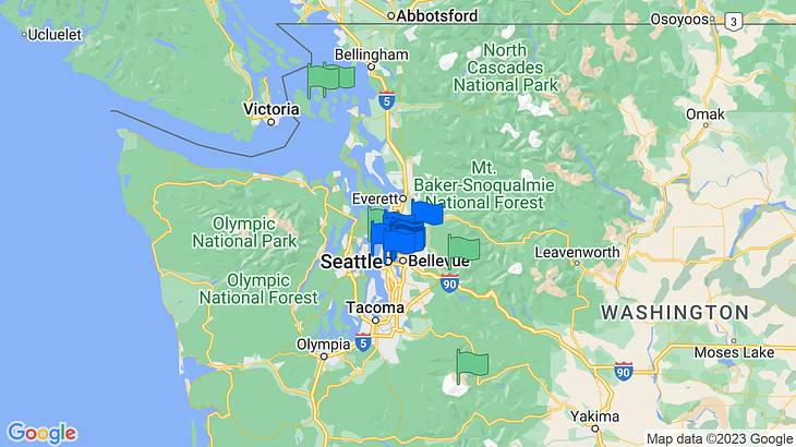 Seattle Date Ideas Map