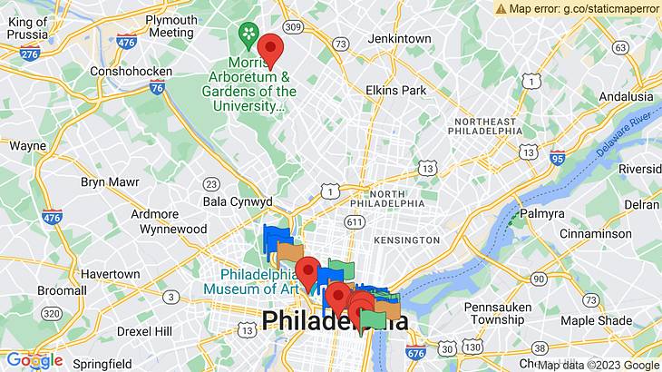 Philadelphia Landmarks Map
