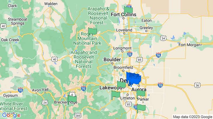 Denver Date Ideas Map