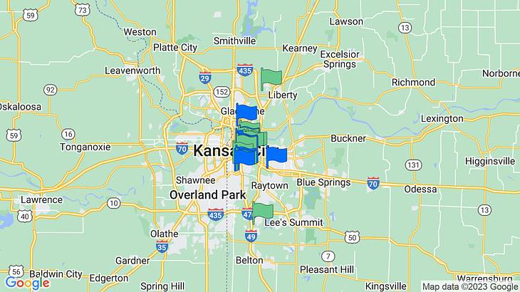 Kansas City Landmarks Map