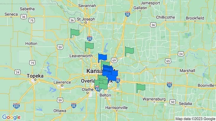 Kansas City Date Ideas Map