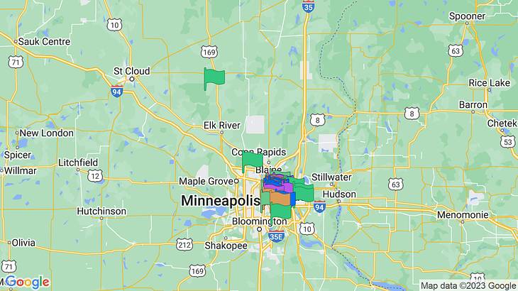Minneapolis Date Ideas Map