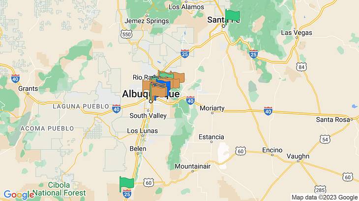 Albuquerque Date Ideas Map