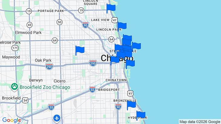 Chicago Landmarks Map