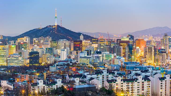 3 Days in Seoul - Seoul Cityscape at Twilight