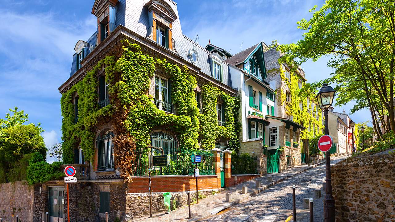 Residential Street, Paris, France