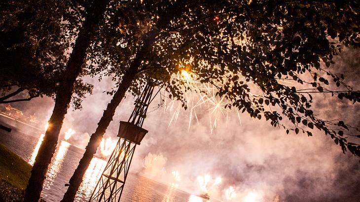 Nightime Fireworks at Universal Studios Orlando