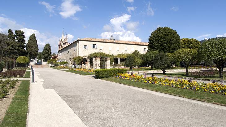 A church and monastery in a French neighbourhood in Nice, France