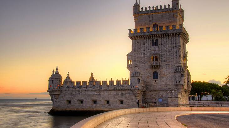 Tower of Belem in Belem, Lisbon