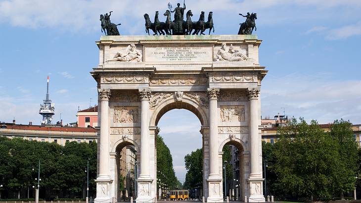 Porta Sempione in Milan Italy