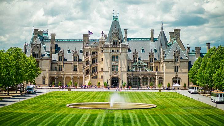 One of the fun things to do with kids in Asheville, NC is the Biltmore Estate