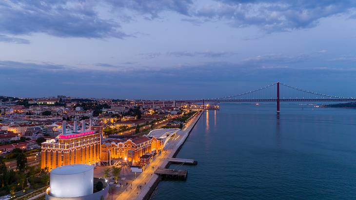 Aerial View of Lisbon