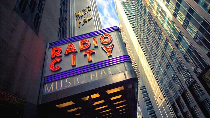 One of the best NYC indoor activities is going to a show at Radio City Music Hall