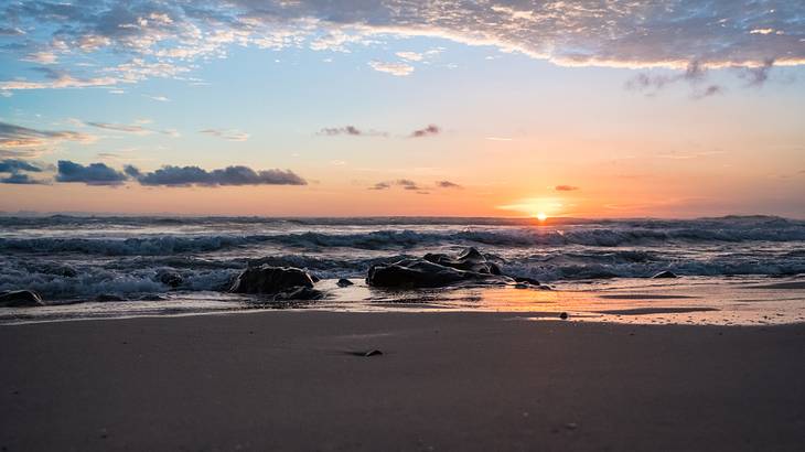 Sunset, Beach, Santa Teresa