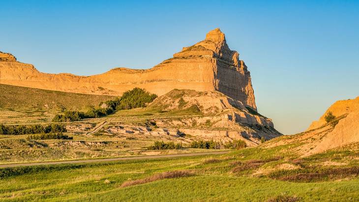One of the famous Nebraska landmarks you must see is Scotts Bluff