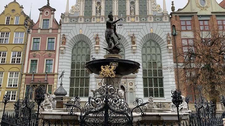 Neptune's Fountain, Gdansk Old Town