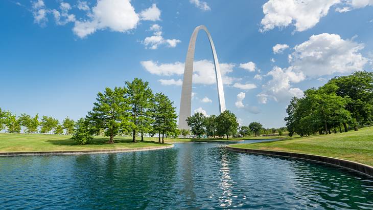 One of the most famous landmarks in Missouri is the Gateway Arch