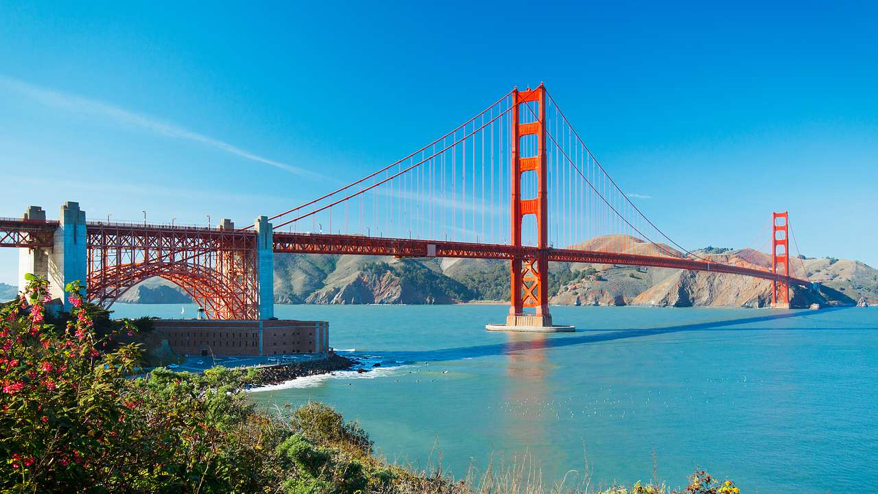 The Golden Gate Bridge is one of the most famous landmarks in the world