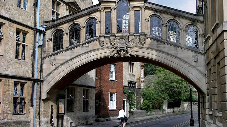Bridge of Sighs in Oxford, England, United Kingdom