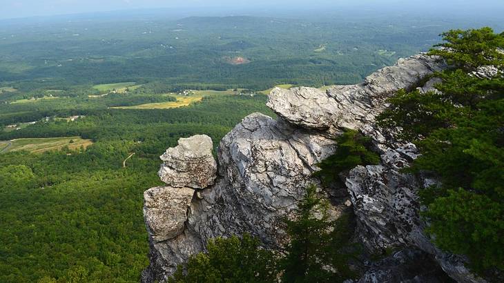 One of the fun things to do in Winston-Salem, NC, is going to Hanging Rock State Park