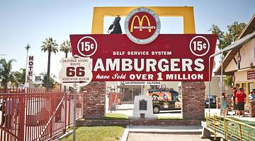 One of the fun things to do in San Bernardino, CA, is visiting the first McDonald's