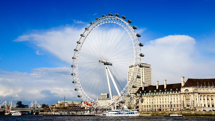 The London Eye from the River Thames