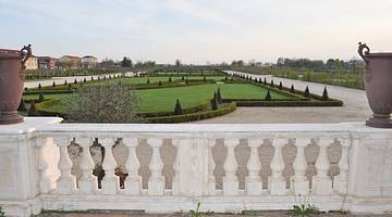 The gardens at Reggia Di Venaria in Turin Italy