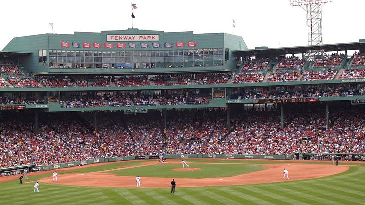 One of the best Boston date ideas for sports fans is seeing a Red Sox game One of the best Boston date ideas for sports fans is seeing a Red Sox game
