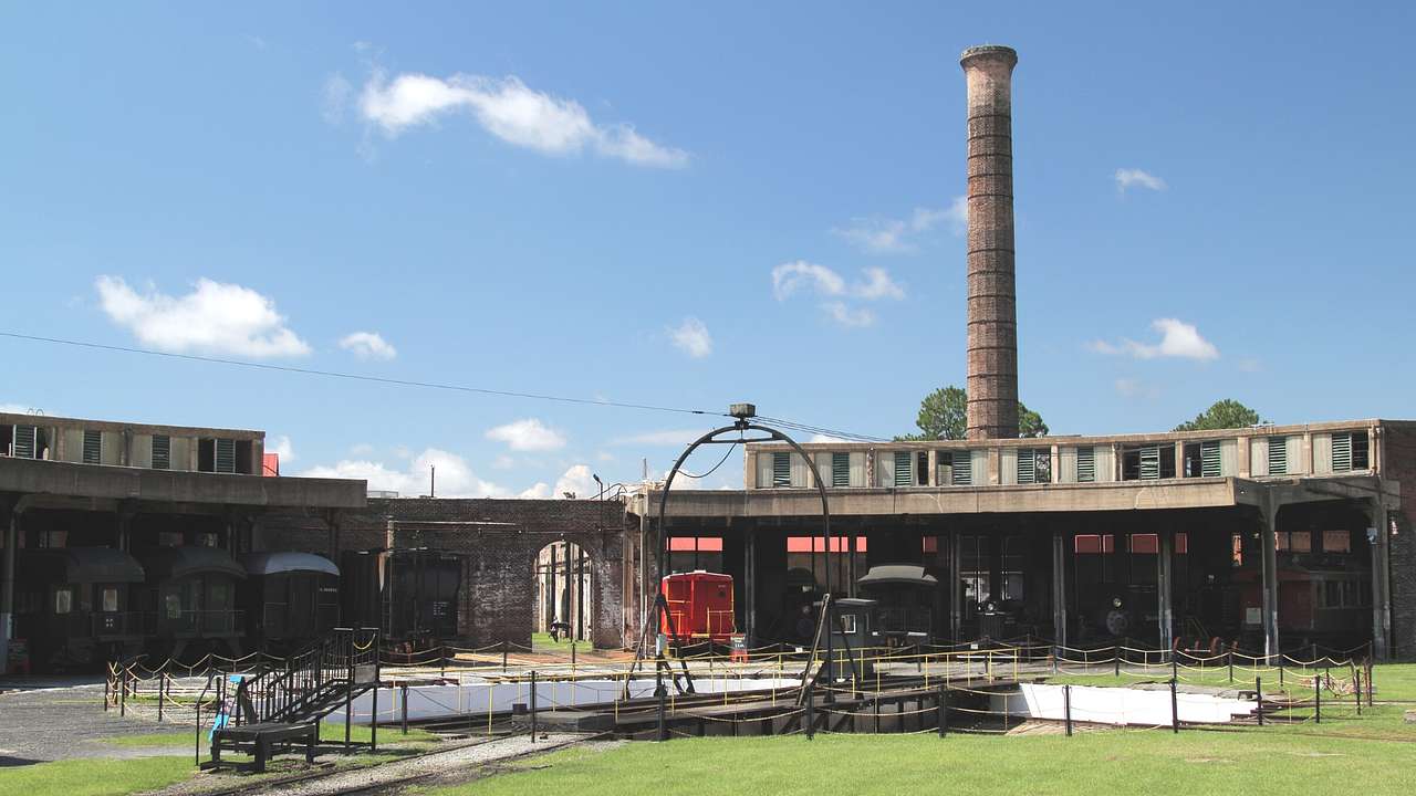 Visiting the Railroad Museum is one of the fun things to do with kids in Savannah, GA