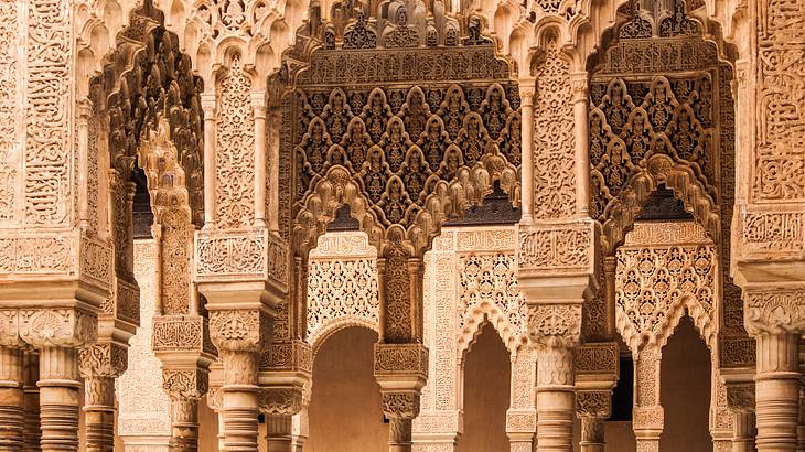 The Nasrid Palaces, Alhambra, Granada, Spain