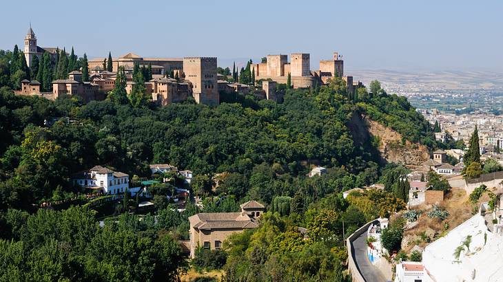 Alhambra from Sacromonte, Granada, Spain