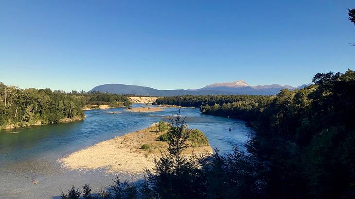 Fiordland National Park Itinerary - View of Waiau River from Rainbow Reach Hike, NZ