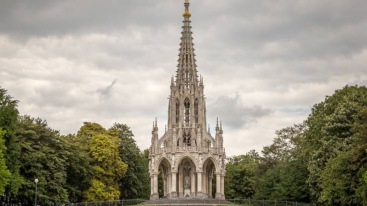 Monument of Leopod I in Laeken Park, Brussels, Belgium