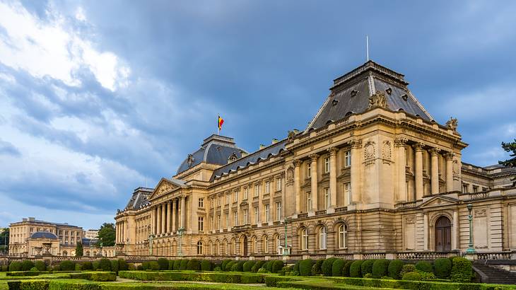 Royal Palace of Brussels in Belgium