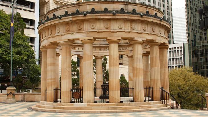 Anzac Square and the Memorial Galleries Anzac Square and the Memorial Galleries