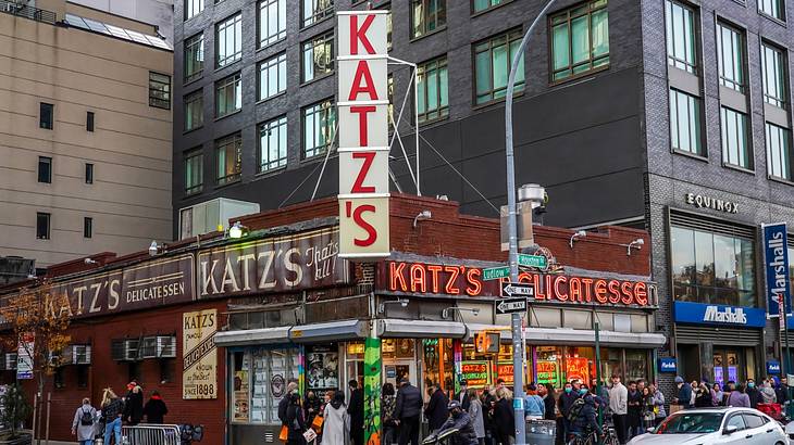Going to Katz's Delicatessen is one of the best non-touristy things to do in NYC Going to Katz's Delicatessen is one of the best non-touristy things to do in NYC