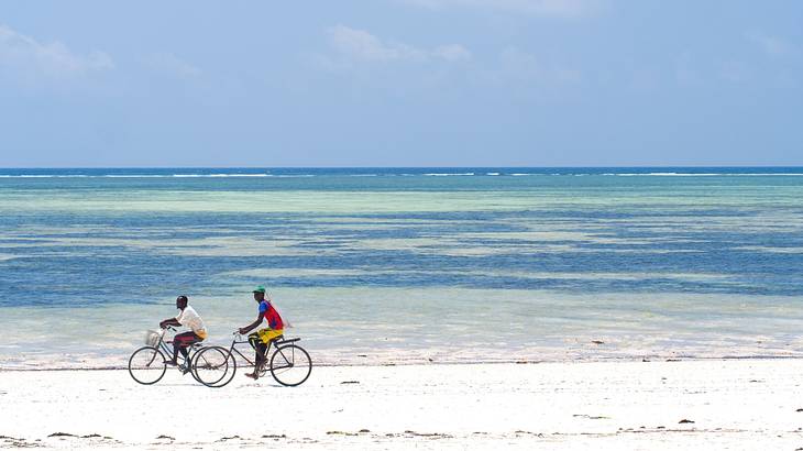One of the best beaches in Zanzibar is Paje Beach