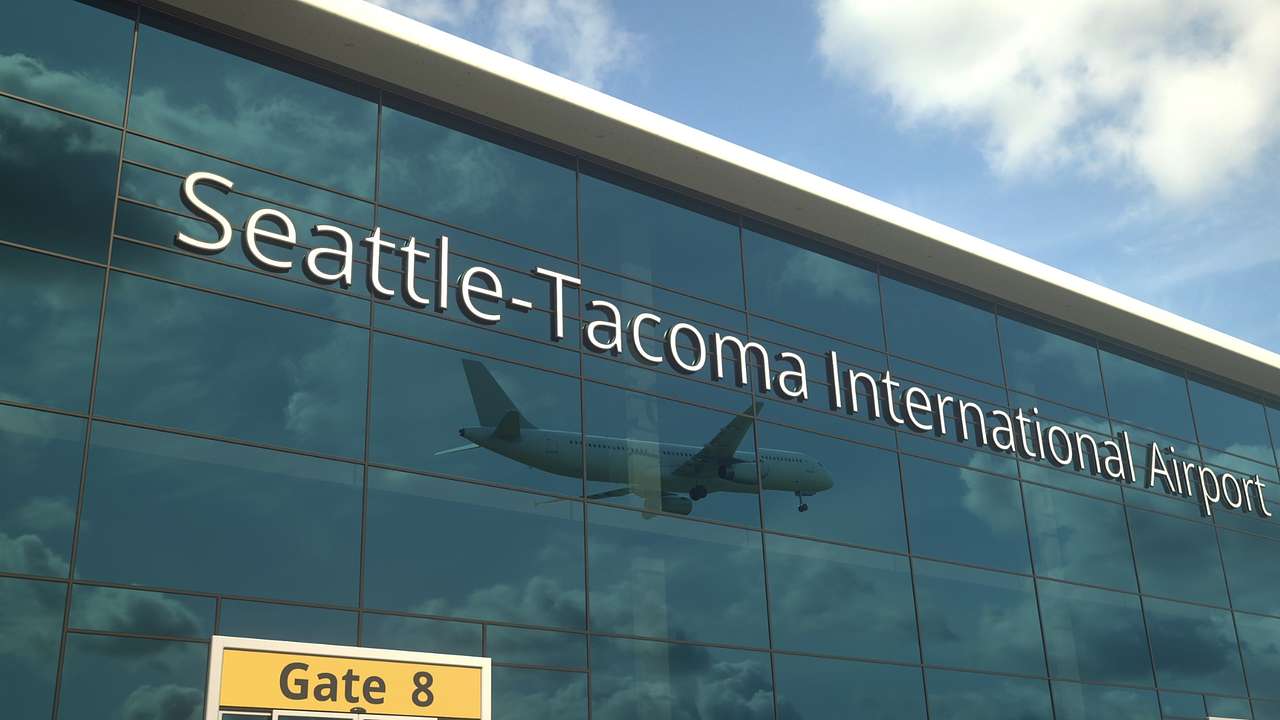 SeaTac is one of the biggest airports in Washington State, USA