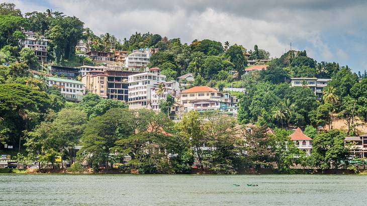 Panorama, Kandy Lake, Kandy City, Sri Lanka