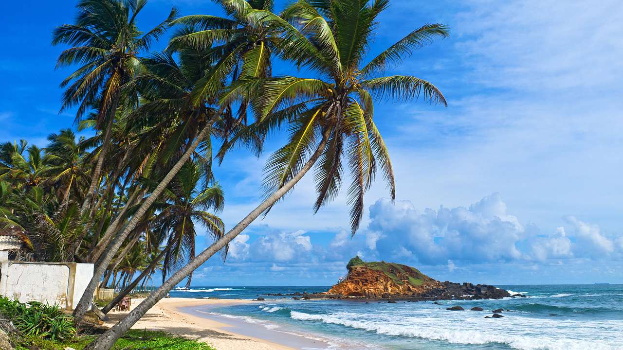 Sun, Beach, Mirissa, Sri Lanka