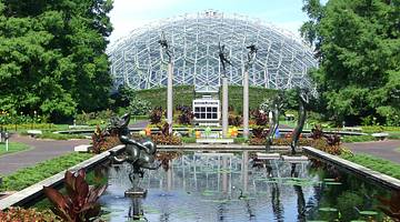 Fall Activities in St. Louis - A massive dome at a lush botanical garden