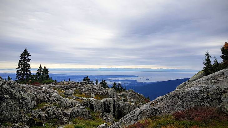 View from Elsay Lake Trail, Mount Seymour, North Vancouver, BC, Canada